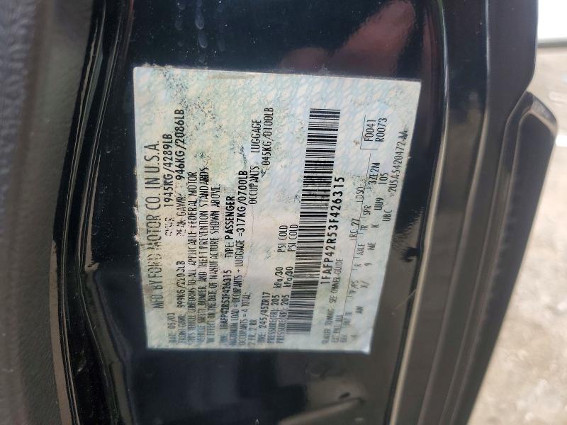 54488256 :رقم المزاد ، 1FAFP42R53F426315 vin ، 2003 Ford Mustang مزاد بيع
