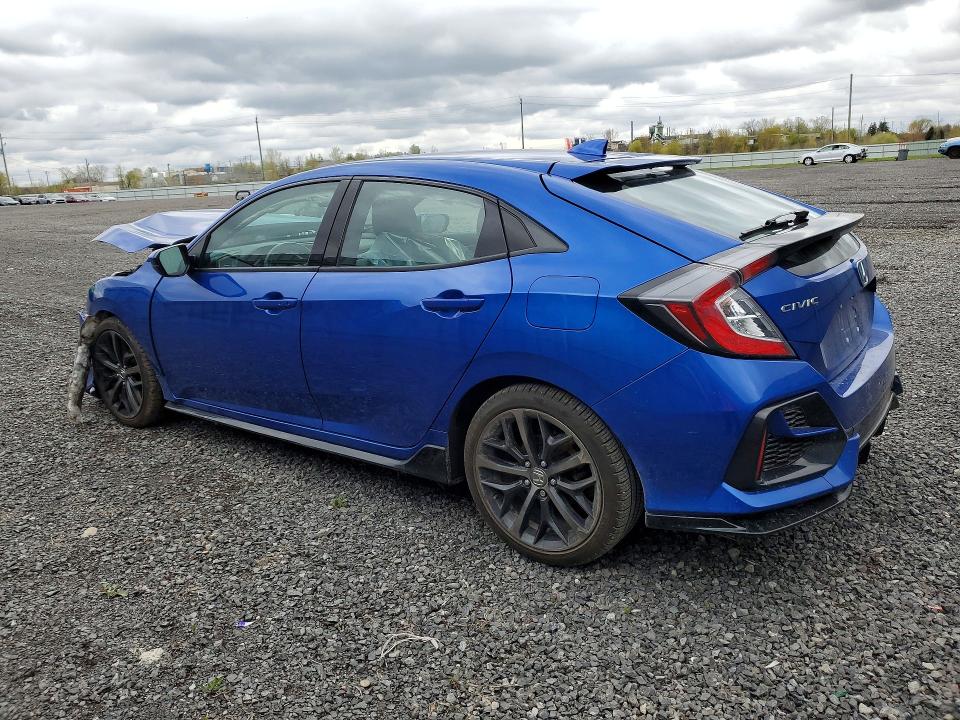 53586336 :رقم المزاد ، SHHFK7H46MU300622 vin ، 2021 Honda Civic مزاد بيع