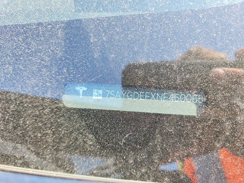 Aukcja sprzedaży 2022 Tesla Model Y, vin: 7SAYGDEFXNF460068, numer aukcji: 54089466