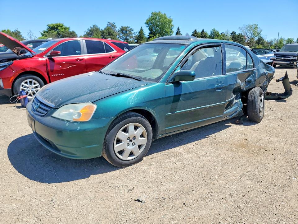 Продажа на аукционе авто 2002 Honda Civic, vin: 1HGES26742L008265, номер лота: 52851506