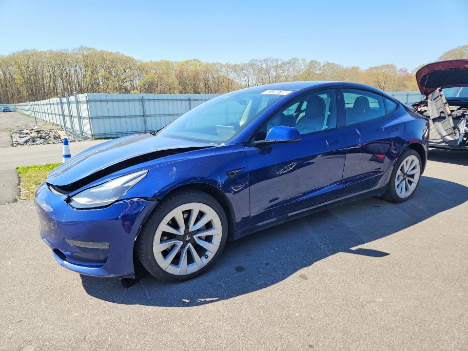 Продаж на аукціоні авто 2022 Tesla Model 3, vin: 5YJ3E1EAXNF287393, номер лоту: 51284786