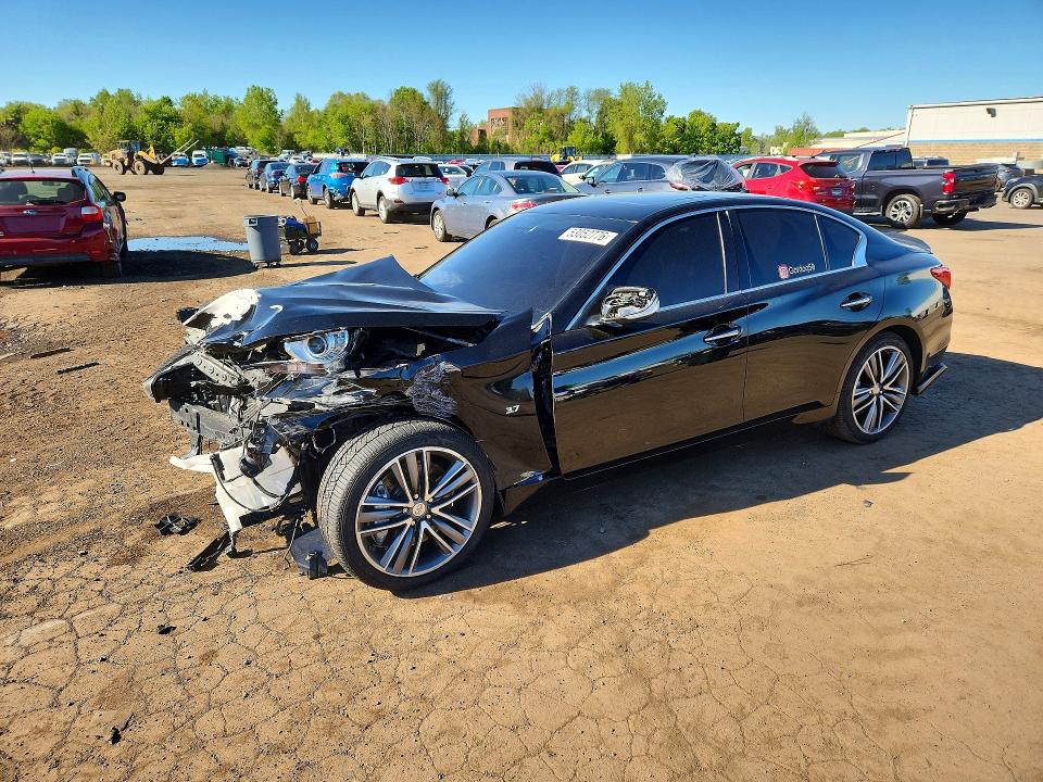 2015 Infiniti Q50 მანქანა იყიდება აუქციონზე, vin: JN1BV7AR5FM400186, აუქციონის ნომერი: 53052776