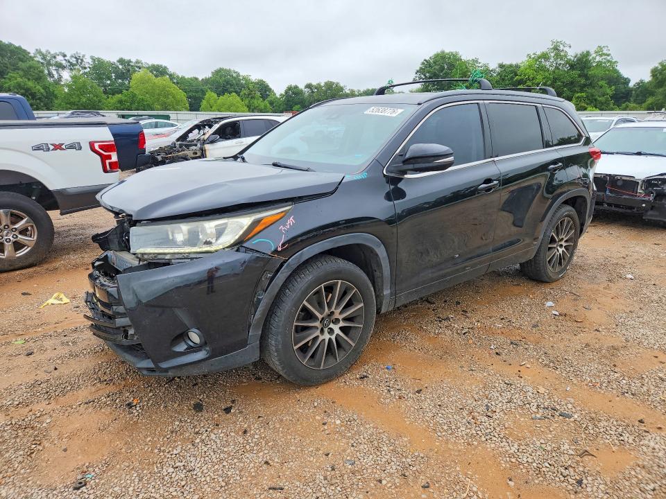 Продаж на аукціоні авто 2017 Toyota Highlander, vin: 5TDKZRFH7HS194583, номер лоту: 52638776