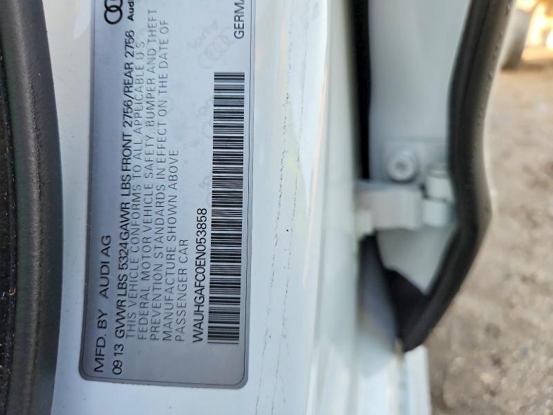 55379256 :رقم المزاد ، WAUHGAFC0EN053858 vin ، 2014 Audi A6 مزاد بيع