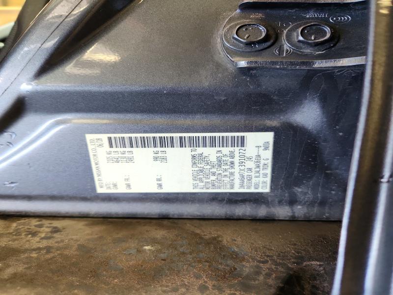 51852696 :رقم المزاد ، 1N4AA6AP7JC391072 vin ، 2018 Nissan Maxima مزاد بيع