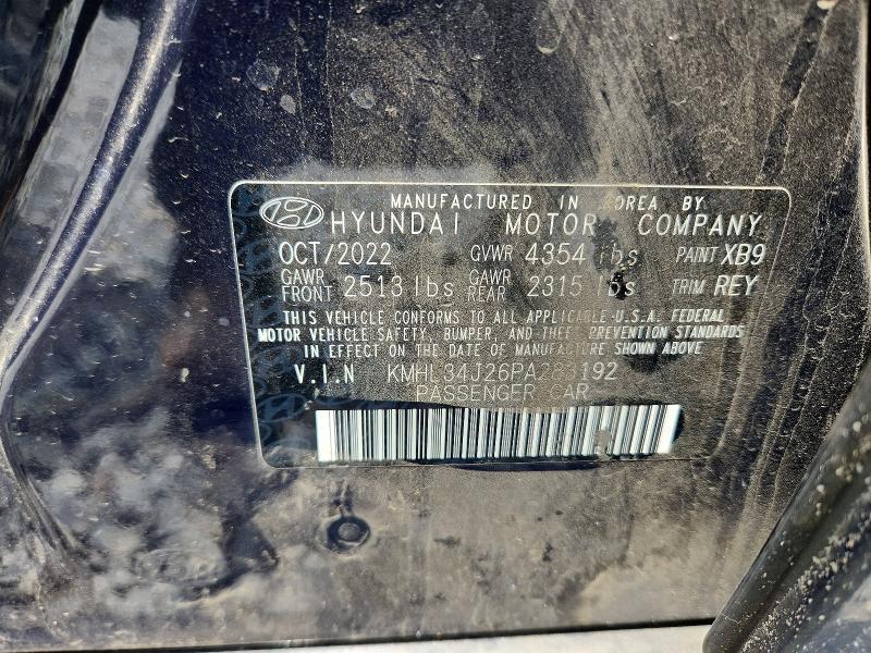 Aukcja sprzedaży 2023 Hyundai Sonata, vin: KMHL34J26PA283192, numer aukcji: 52785416
