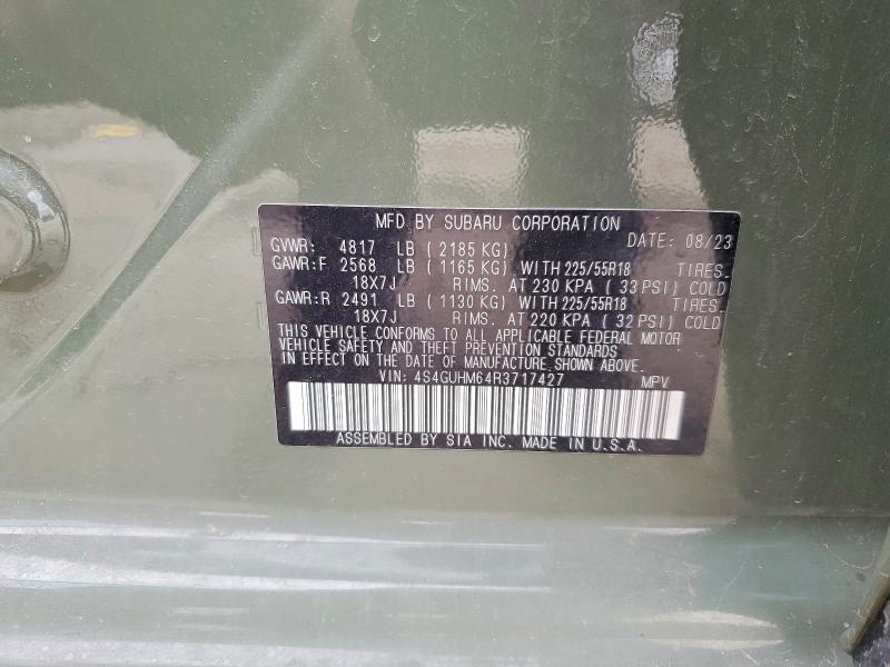 Продаж на аукціоні авто 2024 Subaru Crosstrek, vin: 4S4GUHM64R3717427, номер лоту: 51994166