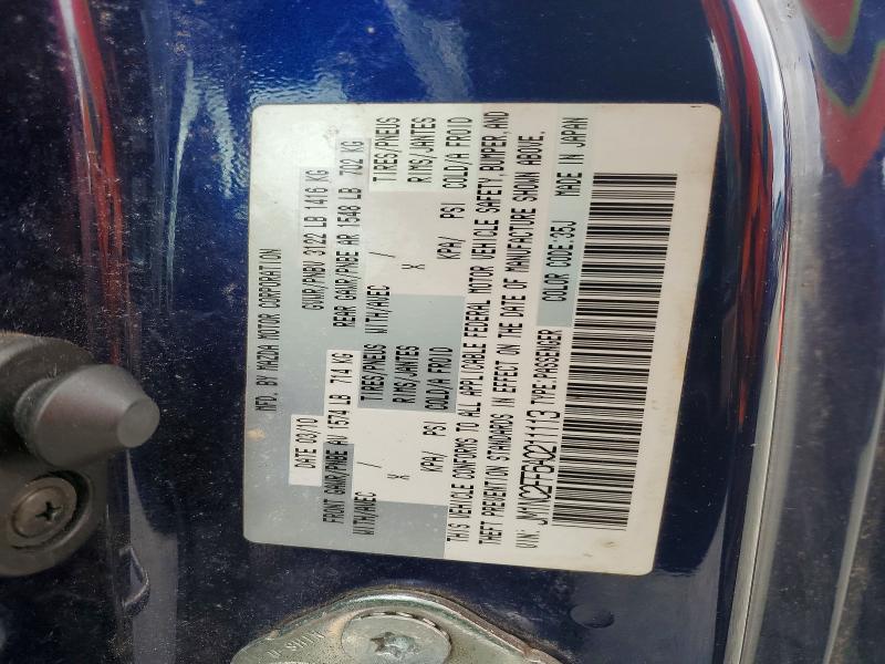 Продаж на аукціоні авто 2010 Mazda Mx-5 Miata, vin: JM1NC2FF6A0211113, номер лоту: 52934476