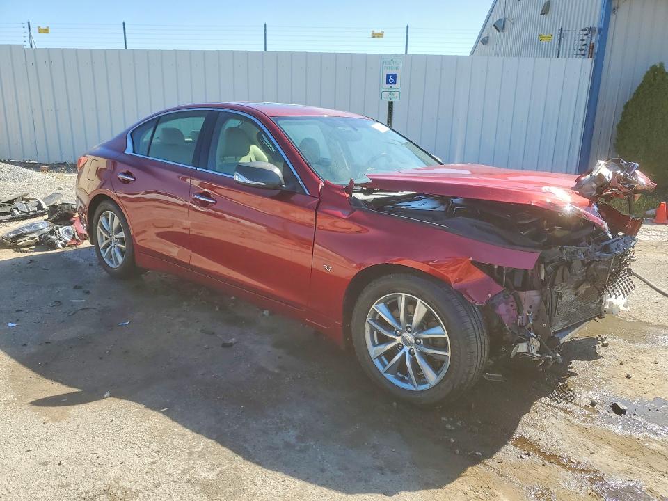 53281876 :رقم المزاد ، JN1BV7ARXEM697647 vin ، 2014 Infiniti Q50 مزاد بيع