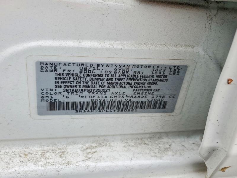 Продаж на аукціоні авто 2016 Nissan Sentra, vin: 3N1AB7AP6GY320221, номер лоту: 55414636