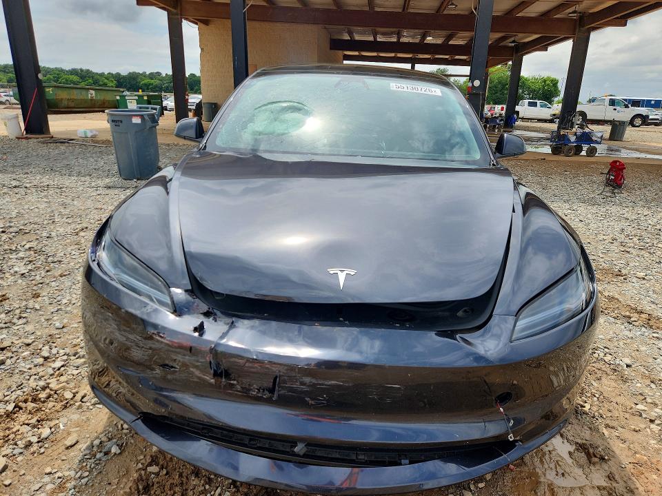 2025 Tesla Model 3 მანქანა იყიდება აუქციონზე, vin: 5YJ3E1EAXSF026695, აუქციონის ნომერი: 55130726