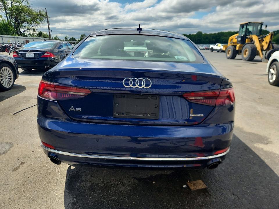 2019 Audi A5 მანქანა იყიდება აუქციონზე, vin: WAUBNCF53KA029517, აუქციონის ნომერი: 53004426