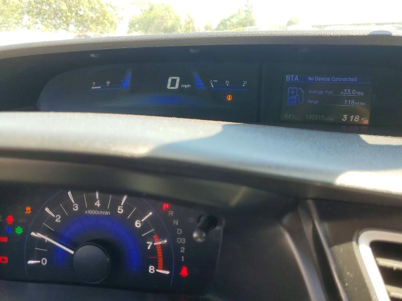 52264856 :رقم المزاد ، 2HGFB2F58DH543649 vin ، 2013 Honda Civic مزاد بيع