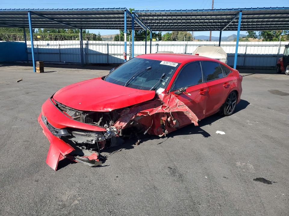 52971236 :رقم المزاد ، 2HGFE2F52NH599191 vin ، 2022 Honda Civic مزاد بيع