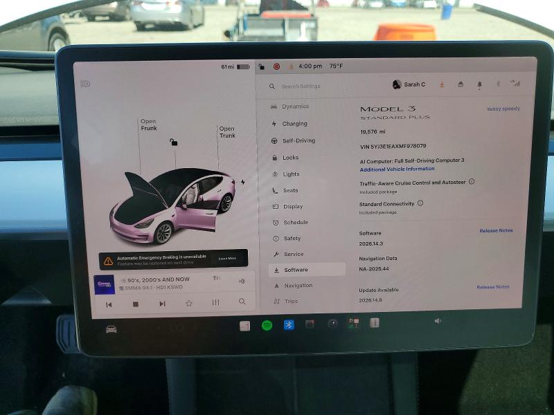 Aukcja sprzedaży 2021 Tesla Model 3, vin: 5YJ3E1EAXMF978079, numer aukcji: 53411976