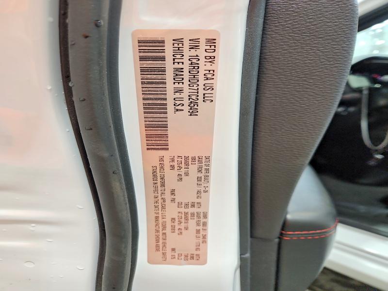 54015806 :رقم المزاد ، 1C4RDHDG7TC245494 vin ، 2026 Dodge Durango مزاد بيع