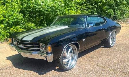 52573326 :رقم المزاد ، 1D37H2B528797 vin ، 1972 Chevrolet Chevell Ss مزاد بيع