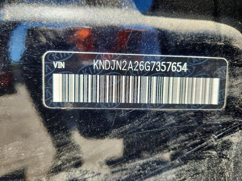 55235196 :رقم المزاد ، KNDJN2A26G7357654 vin ، 2016 Kia Soul مزاد بيع
