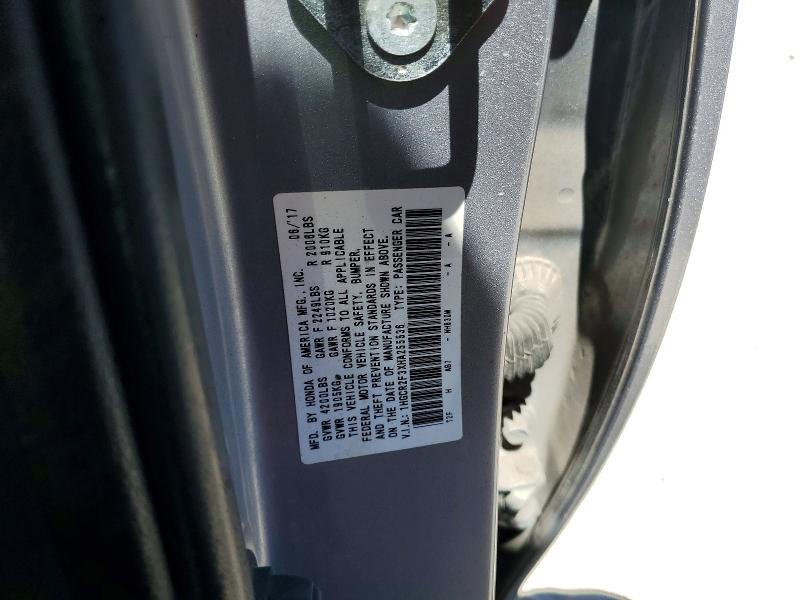 Продажа на аукционе авто 2017 Honda Accord, vin: 1HGCR2F3XHA255536, номер лота: 53279886