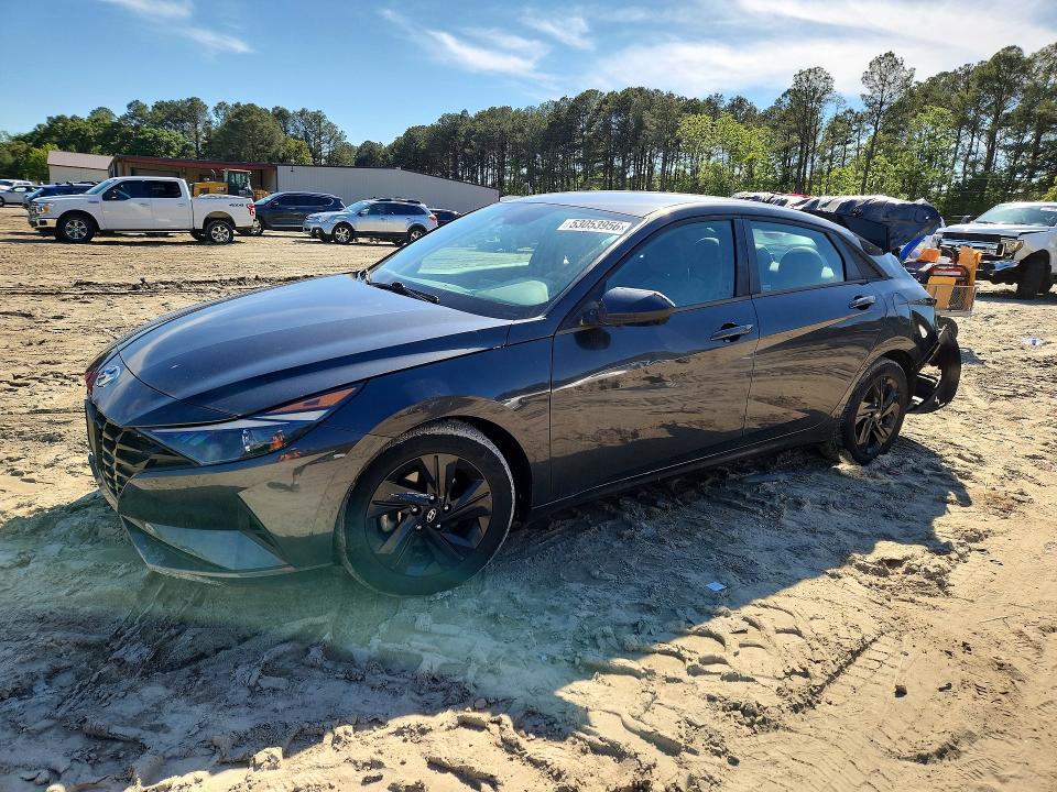 2022 Hyundai Elantra მანქანა იყიდება აუქციონზე, vin: 5NPLM4AG9NH075990, აუქციონის ნომერი: 53053956