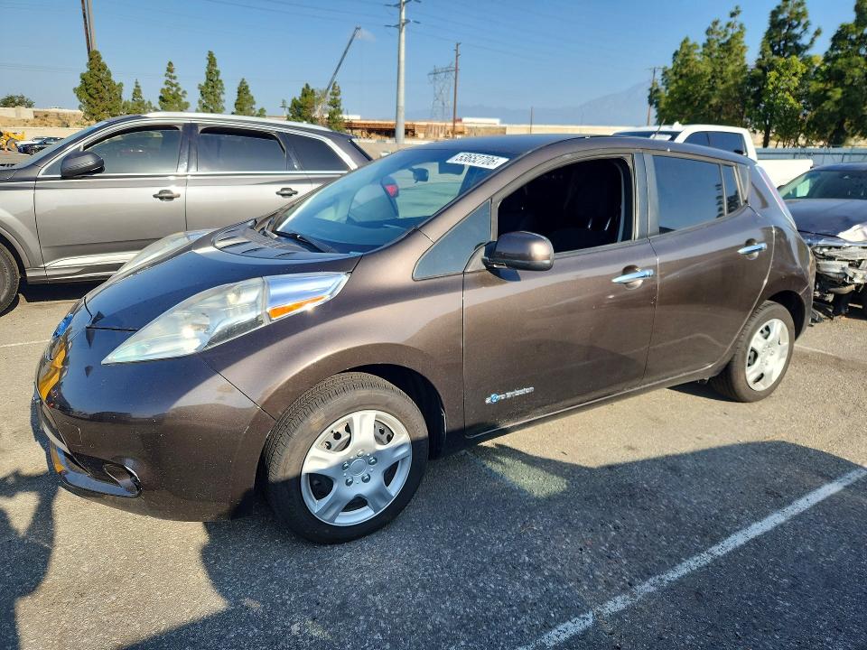 53652706 :رقم المزاد ، 1N4BZ0CP2HC301571 vin ، 2017 Nissan Leaf مزاد بيع