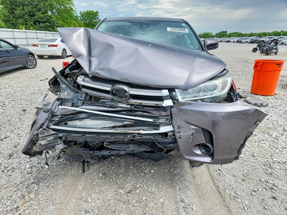 Aukcja sprzedaży 2019 Toyota Highlander, vin: 5TDZZRFH9KS339001, numer aukcji: 53933096
