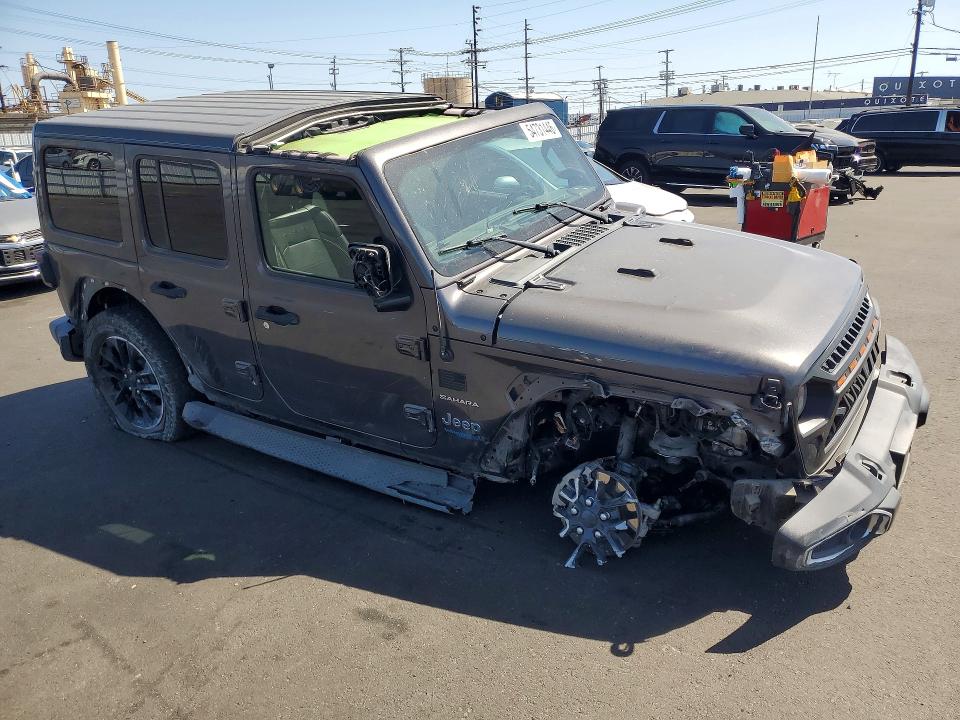 54731446 :رقم المزاد ، 1C4JJXP61MW789363 vin ، 2021 Jeep Wrangler Unlimited مزاد بيع
