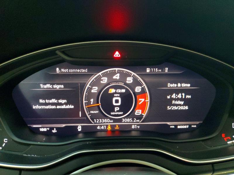 2018 Audi Sq5 Premium Plus მანქანა იყიდება აუქციონზე, vin: WA1A4AFYXJ2206759, აუქციონის ნომერი: 55174216