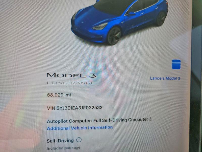 Aukcja sprzedaży 2018 Tesla Model 3, vin: 5YJ3E1EA3JF032532, numer aukcji: 52076766