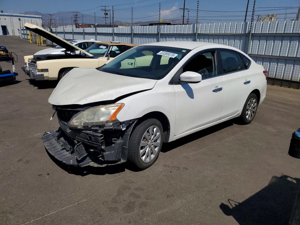 2014 Nissan Sentra S Manual მანქანა იყიდება აუქციონზე, vin: 3N1AB7AP2EL663425, აუქციონის ნომერი: 53389576