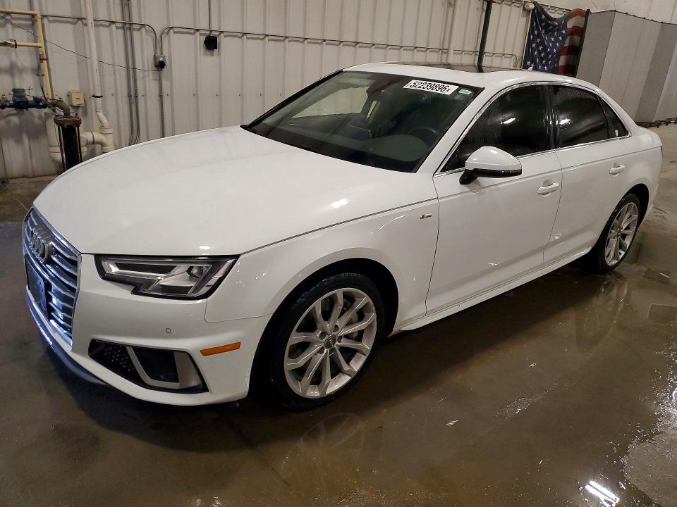 2019 Audi A4 მანქანა იყიდება აუქციონზე, vin: WAUENAF42KA015665, აუქციონის ნომერი: 52239896