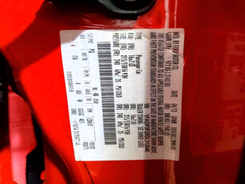 Продажа на аукционе авто 2013 Ford Focus, vin: 1FADP3F25DL312946, номер лота: 52387596