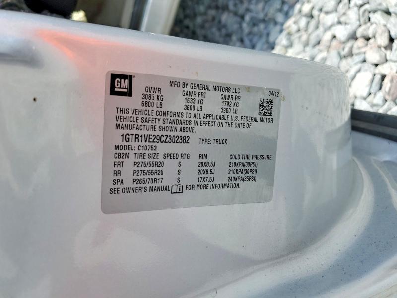 Продажа на аукционе авто 2012 Gmc Sierra, vin: 1GTR1VE29CZ302382, номер лота: 53048826