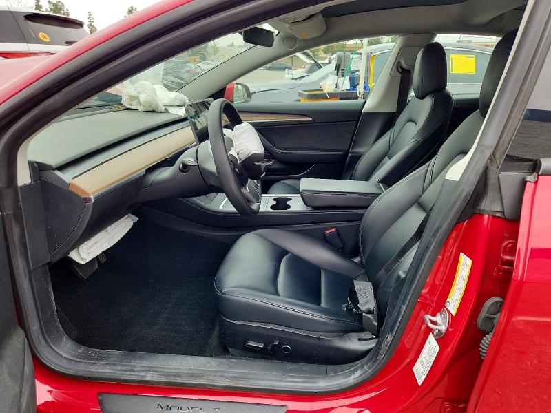 54001286 :رقم المزاد ، 5YJ3E1EA9NF167309 vin ، 2022 Tesla Model 3 مزاد بيع