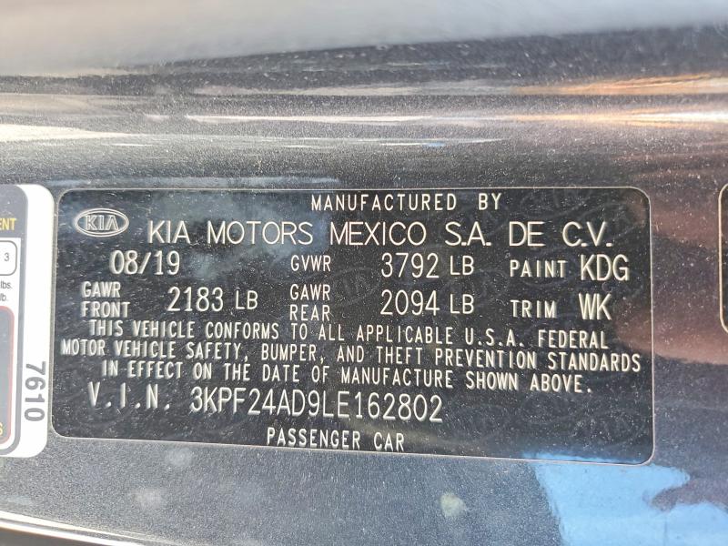 Продаж на аукціоні авто 2020 Kia Forte, vin: 3KPF24AD9LE162802, номер лоту: 52176636