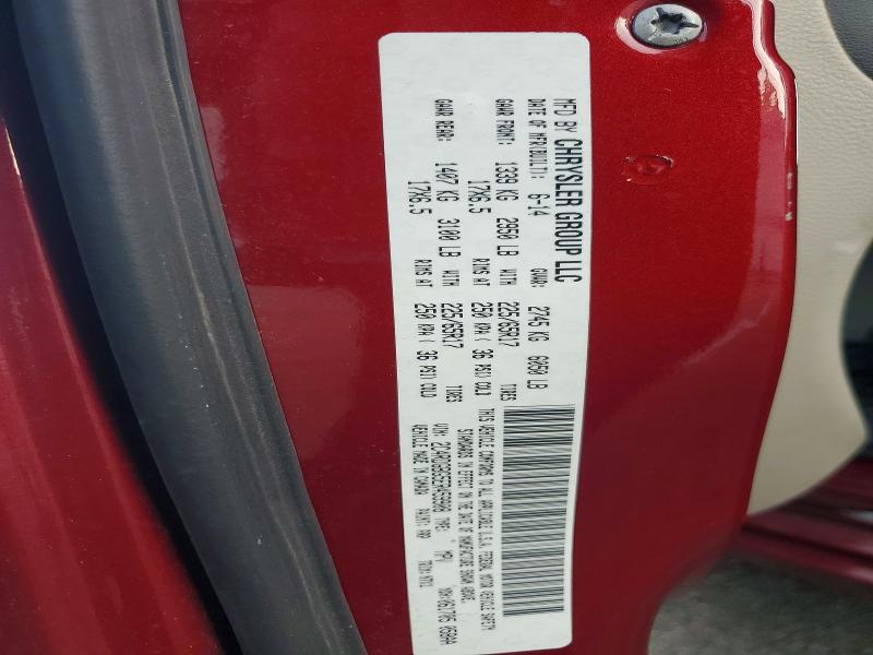 2014 Dodge Grand Caravan მანქანა იყიდება აუქციონზე, vin: 2C4RDGBG5ER459908, აუქციონის ნომერი: 55022086