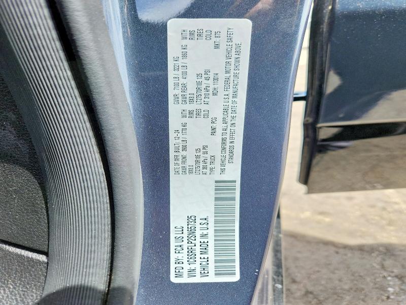 Продаж на аукціоні авто 2025 Ram 1500, vin: 1C6SRFLP2SN657325, номер лоту: 52385876