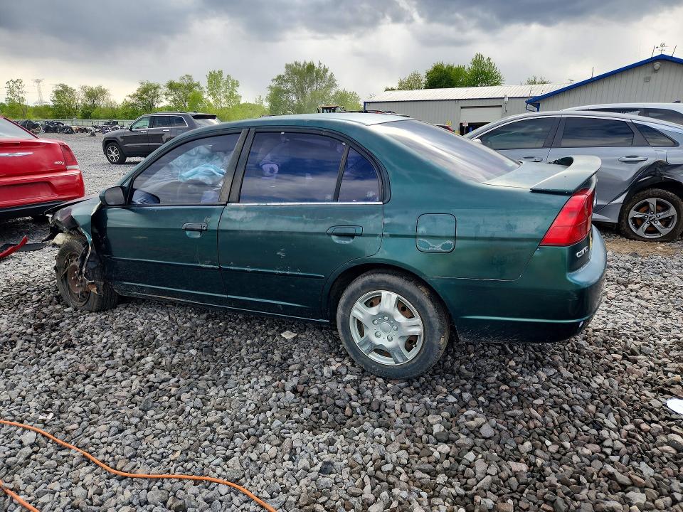 Продажа на аукционе авто 2002 Honda Civic, vin: 2HGES26722H512553, номер лота: 51891456