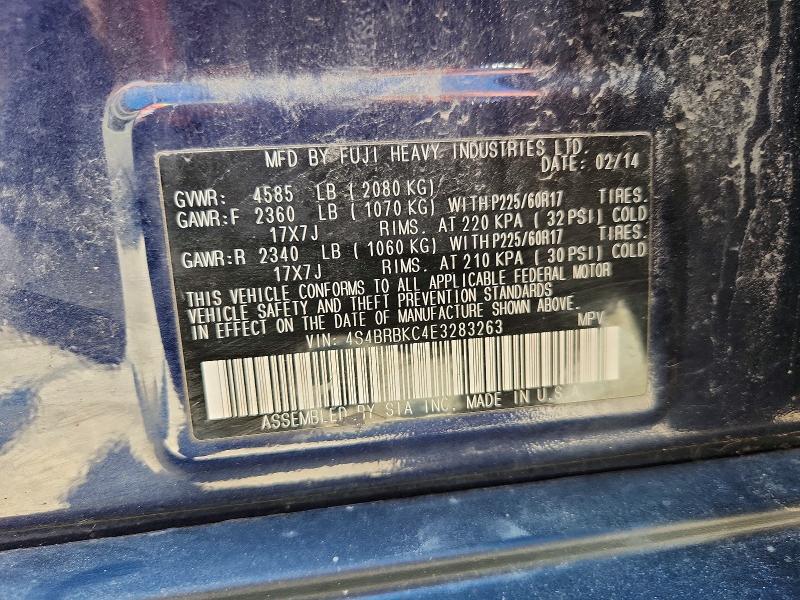 Продаж на аукціоні авто 2014 Subaru Outback, vin: 4S4BRBKC4E3283263, номер лоту: 53350296