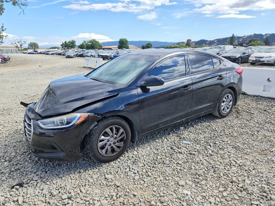 55402046 :رقم المزاد ، 5NPD74LFXHH202248 vin ، 2017 Hyundai Elantra مزاد بيع