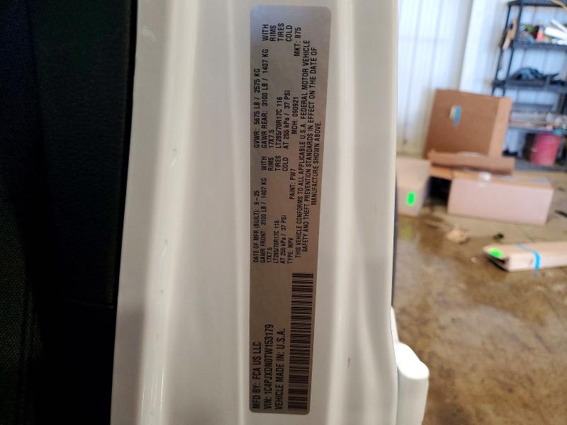 2026 Jeep Wrangler მანქანა იყიდება აუქციონზე, vin: 1C4PJXDN0TW153179, აუქციონის ნომერი: 51966286