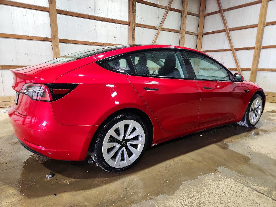 Продажа на аукционе авто 2022 Tesla Model 3, vin: 5YJ3E1EA3NF290751, номер лота: 55013486
