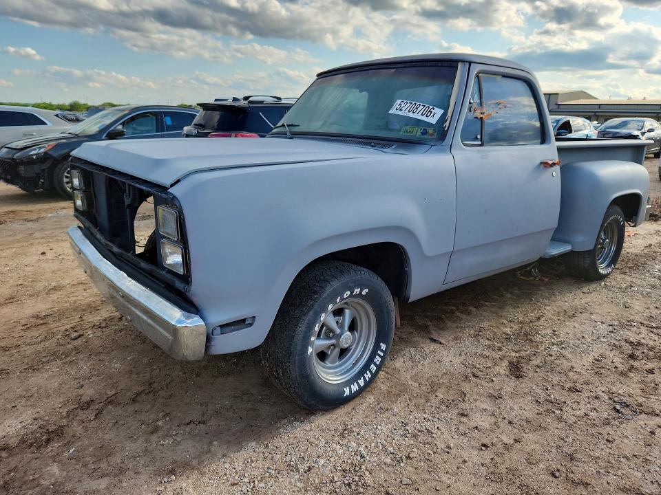 Auction sale of the 1979 Dodge Pick Up, vin: D13JF9S110897, lot number: 52708706