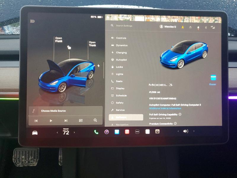 Aukcja sprzedaży 2022 Tesla Model 3, vin: 5YJ3E1EA9NF319542, numer aukcji: 54897386