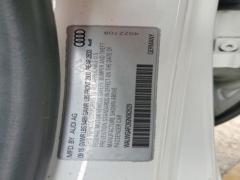 55016656 :رقم المزاد ، WAUWGAFC6GN082629 vin ، 2016 Audi A7 مزاد بيع