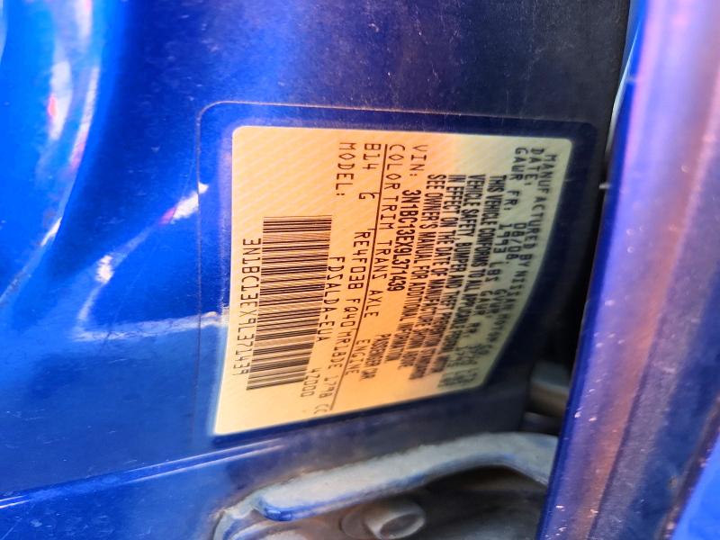 53302136 :رقم المزاد ، 3N1BC13EX9L371439 vin ، 2009 Nissan Versa مزاد بيع
