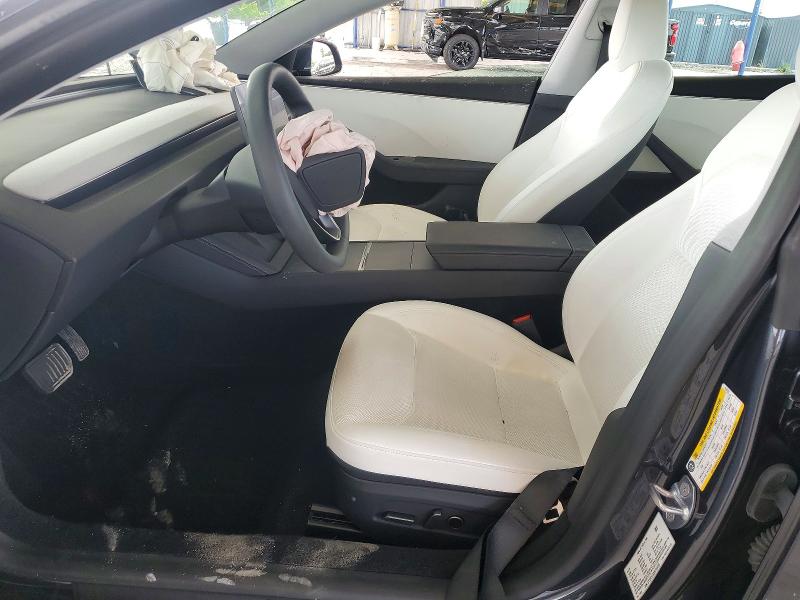 2025 Tesla Model 3 მანქანა იყიდება აუქციონზე, vin: 5YJ3E1EA0SF014782, აუქციონის ნომერი: 55241786