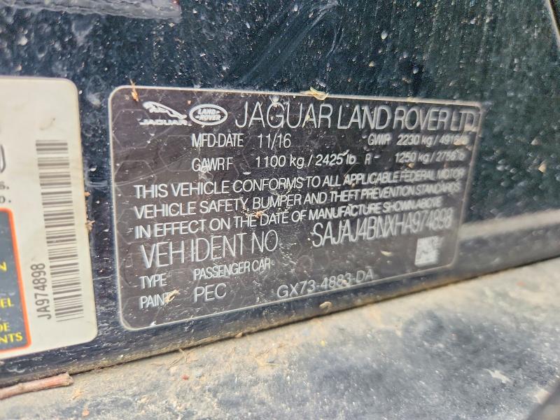 Продаж на аукціоні авто 2017 Jaguar Xe, vin: SAJAJ4BNXHA974898, номер лоту: 54696896