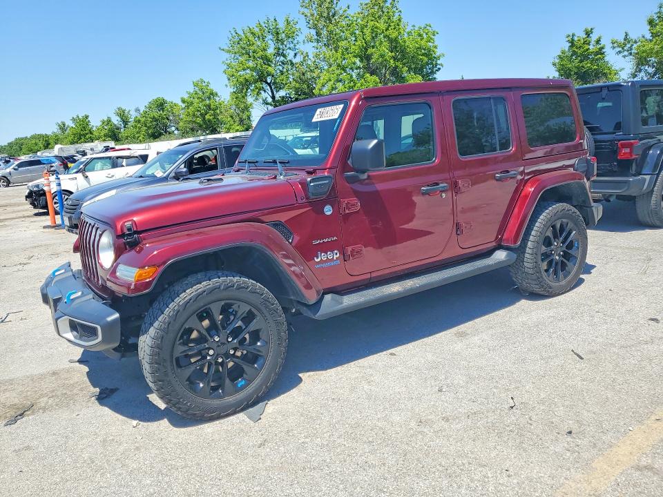 53103606 :رقم المزاد ، 1C4JJXP63NW160169 vin ، 2022 Jeep Wrangler Unlimited مزاد بيع