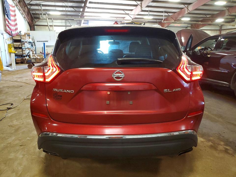 51833216 :رقم المزاد ، 5N1AZ2MH1FN251655 vin ، 2015 Nissan Murano مزاد بيع